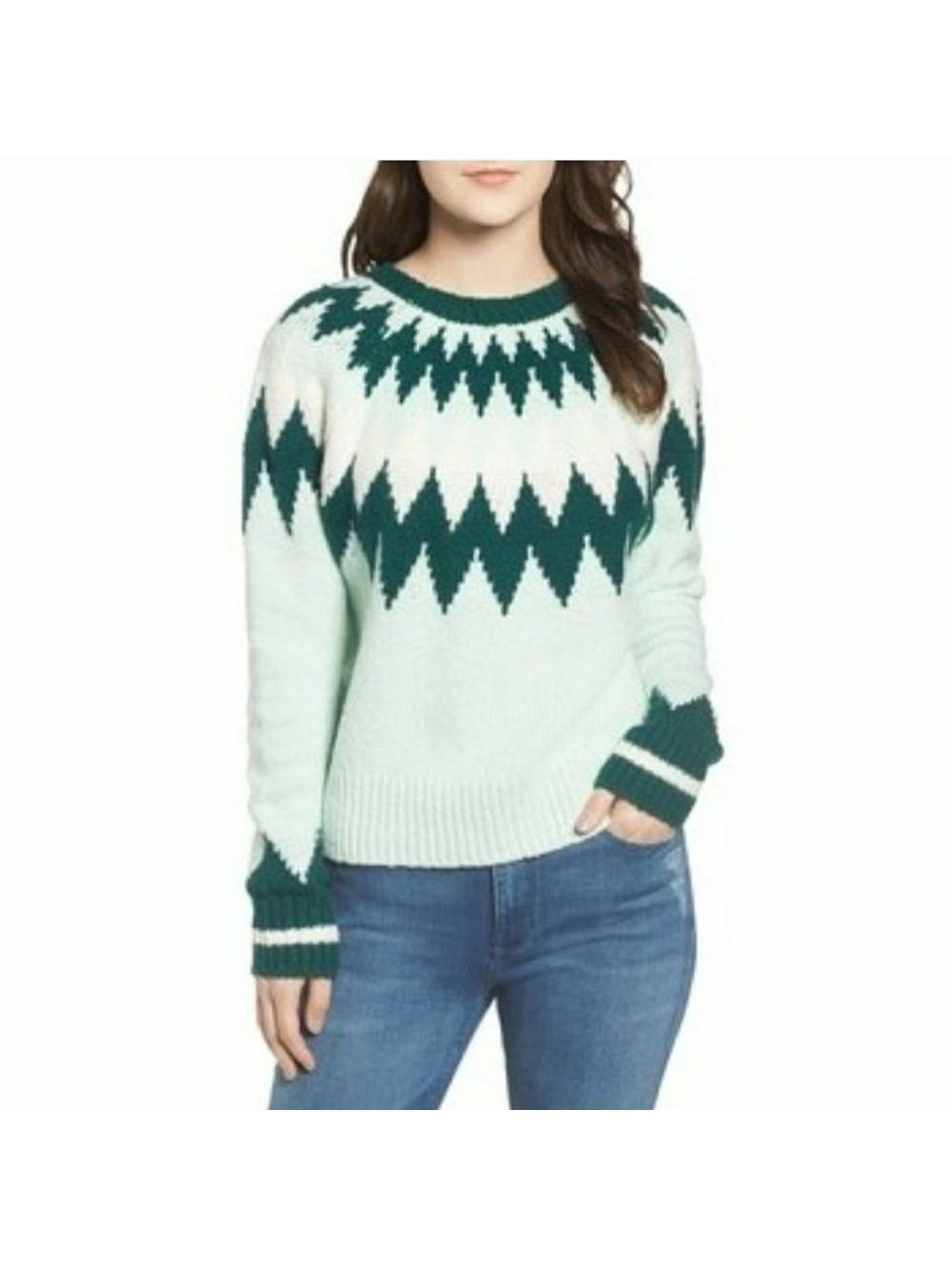 𝅺Nordstrom BP Cotton / Wool Blend Ski Sweater